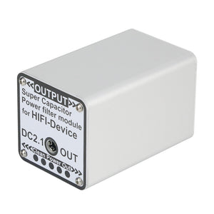 9V 5F Super Capacitor Power Filter Module for Hifi Line Filter EMI Filter DC2.1 Input Output Ports