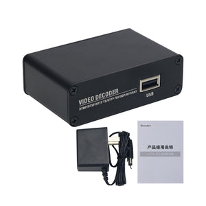 4K H265 H264 Audio Video Decoder HD USB Network Video Decoder Suitable for IP Cameras &amp; Dome Cameras