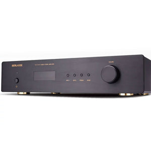 Black TS-11 HiFi Audio Power Amplifier 2.0 Dual Channel Stereo Power Amplifier Support Remote Control and Bluetooth5.0