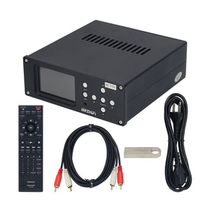 Black DV20C DAC Decoder Digital and Turntable USB Flash Drive Lossless Music Player DSD Hard Decoding