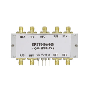 QM-SP8T-4S 10M-4GHz SP8T Switch RF Switch Microwave Switch Featuring Low Insertion Loss