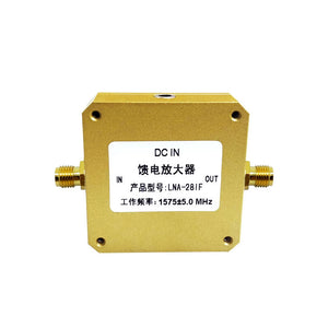 LNA-28IF Low Noise Amplifier High Quality and High Gain GPS Feeding Amplifier with SMA-MF Connector