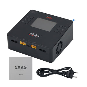 ISDT K2 Air Intelligent Charger Dual Channel DC500W x 2 / AC 200W with USB Interface