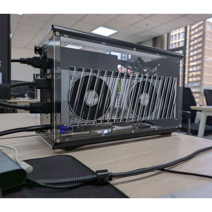 Portable Mini EGPU External GPU Box Graphics Card Box for Thunderbolt GPU Dock SDI Video Card