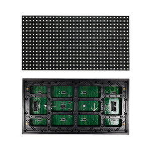 2PCS P10 Semi-outdoor LED Scroller Semi-waterproof LED Scrolling Display Monochrome Red LED Display