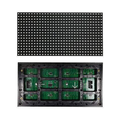 2PCS P10 Semi-outdoor LED Scroller Semi-waterproof LED Scrolling Display Monochrome Red LED Display