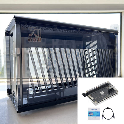Mini Graphics Card Box Video Card Box + GPU Dock + 60cm/23.6&quot; USB4 Data Cable for Thunderbolt 4 &amp; 3