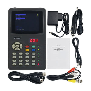 KPT-359HD 3.5&quot; Handheld Satellite Finder Satellite Signal Finder &amp; Monitor (with TV &amp; AV Input)