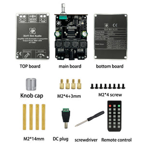 XY-Y30H HiFi 30W + 30W Stereo Bluetooth 5.1 Digital Power Amplifier Board TPA3118 with Remote Control