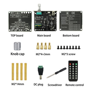 XY-Y15H HiFi 15W + 15W Stereo Bluetooth5.1 Digital Power Amplifier Board USB Flash Drive with Remote Control