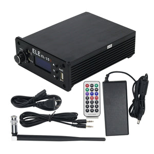 EL-15S FM Broadcast Transmitter Timing Wireless Broadcasting 0.1-15W w/ Antenna For U Disk MP3
