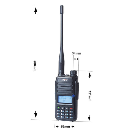 TYT TH-UV98 10W 136-174MHz/400-480MHz Handheld Transceiver Walkie Talkie w/ Programming Cable