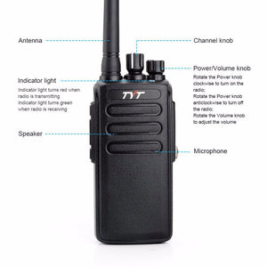 TYT MD-680 10W 10KM 400-470MHz DMR Radio Handheld Transceiver IP67 Waterproof w/ Programming Cable
