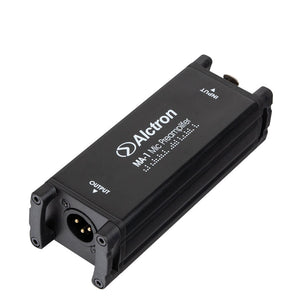 Alctron MA-1 Mic Preamplifier MA1 Microphone Preamplifier for Dynamic &amp; Passive Ribbon Microphones