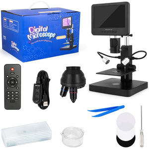Andonstar AD249S-P 10-inch UHD HDMI Digital Microscope for Electronics Repairing and Biological Observation