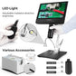 Andonstar AD249-M 10-inch LCD Screen Digital Microscope for Electronics Soldering and Repairing