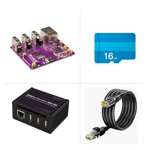 Zero2 W Gigabit Ethernet Expansion Board with TF Card and Gigabit Cable 1-Channel USB to Gigabit Ethernet for Raspberry Pi