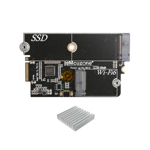 R5S R6C Dedicated SSD &amp; WiFi6 Board NVME Adapter Board Support AX200 MT7921K Converter Board for NanoPi
