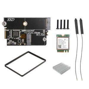 R5S R6C Dedicated SSD &amp; WiFi6 Board Converter Board NVME Adapter Board with MT7921K Module for NanoPi