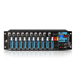 TKL K12 Professional 12-Channel Audio Mixer 24Bit Digital Stereo Effects Processor Mixing Console
