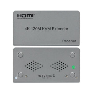 4K HDMI+USB Extender 120M 1080P HD No Delay Support USB KVM Extending Control with HDMI Loop Output