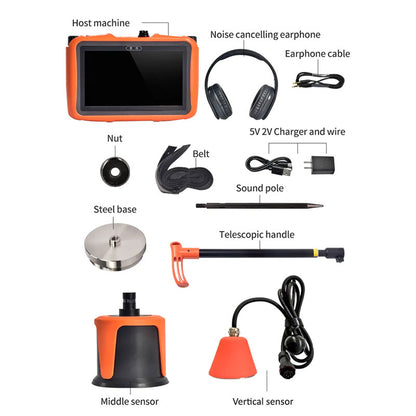 L4000 Underground Water Pipe Leak Detector Water Leak Locator for Outdoor &amp; Indoor Water Pipe Lines