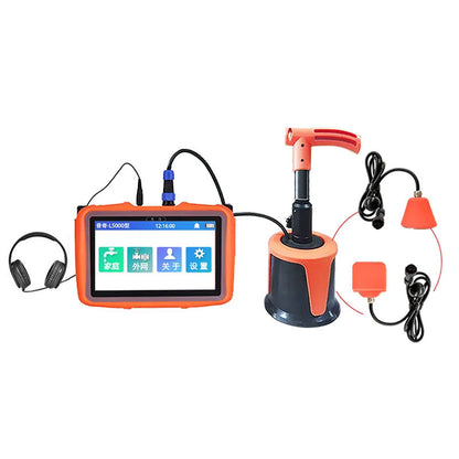 L5000 Underground Water Pipe Leak Detector Locator with Middle-Sized &amp; Horizontal &amp; Vertical Sensors