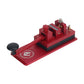 Morse Code Shortwave Radio CW Magnetic Force Telegram Key with Long Armand Aluminum Alloy Body