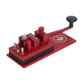 Morse Code Shortwave Radio CW Magnetic Force Telegram Key with Long Armand Aluminum Alloy Body