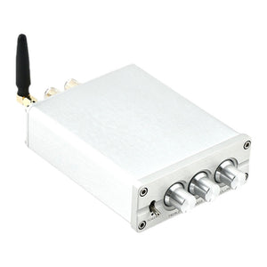 Silvery D100B Dual Core TPA3116 2.0 High Power HiFi Class D Digital Power Amplifier Bluetooth 5.0 with Power Adapter