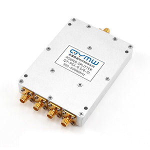 0.5-6G 500-6000MHz 4-Way RF Power Splitter 2.4G/5.8G/WIFI6 RF Power Combiner w/ Aluminum Alloy Shell