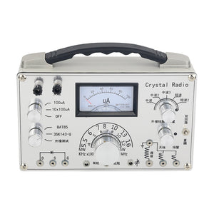 Multiple-functional Crystal Radio FM Radio Magnetic Ring Dual Circuit Coil and Direct Coupling Conversion