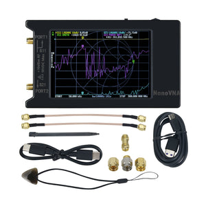 50KHz-1.5GHz Vector Network Analyzer NanoVNA Vector w/ 4&quot; LCD Display For UHF Antenna NanoVNA-H4