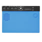 330x235x15mm Soldering Mat High Temperature Resistance Aluminum Alloy Maintenance Platform for Precision Electronics