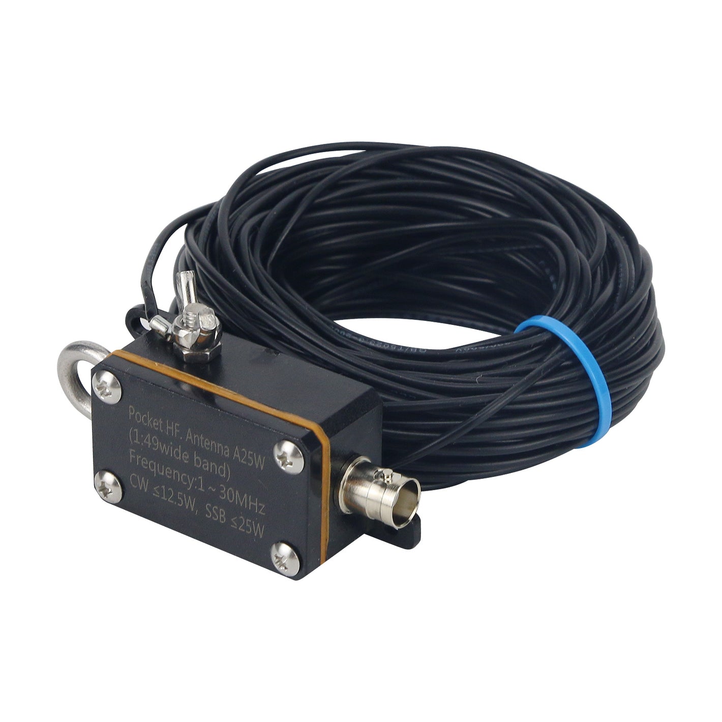 HamGeek Pocket HF. Antenna A25 1-30MHz Shortwave Antenna HF Radio Inverted V Antenna w/ Imported Magnet Ring