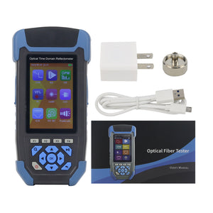 JW3302S 7-In-1 OTDR Optical Time Domain Reflectometer OPM VFL Laser Source RJ45 Line Tracker Single Wavelength