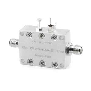 50MHz - 4GHz 5V SMA LNA Low Noise Amplifier Aluminum Alloy 30dB High Gain Microwave Receiving LNA