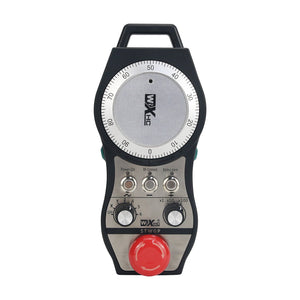 SWGP 6Axis Wireless MPG CNC Handwheel Pendant w/ Emergency Stop 100PPR for FANAC SIEMENS MITSUBISHI