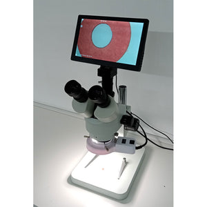 WD-VM90L 9&quot; Microscope LCD Display with 12MP Microscope Camera for Monocular/Trinocular Microscopes