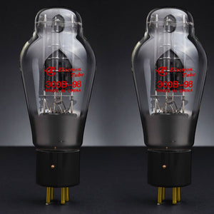 2PCS Shuguang 300B-98 Electron Tube Vacuum Tubes Electronic Tubes with Black Base &amp; Gold-Plated Pins