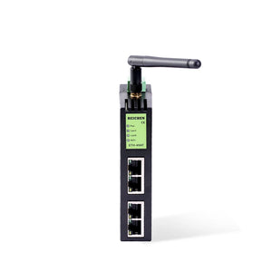 ETH-4NAT Network Coupler 4-Channel Ethernet Module with Rubber Rod Antenna for PLC and CNC Data Acquisition