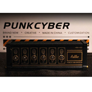 Third Generation Blocked USB Switch Metal Toggle Switch 5V Input with Support Data Transmission and Voice Control