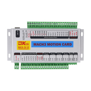 MK4-IV Mach3 Motion Card 4-sAxis USB Motion Controller 2MHz CNC Breakout Board for Window 7 &amp; 10