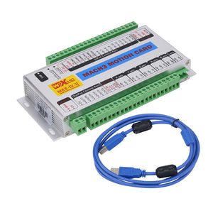 MK4-IV Mach3 Motion Card 4-sAxis USB Motion Controller 2MHz CNC Breakout Board for Window 7 &amp; 10