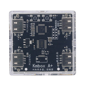 Kmbox A+ Keyboard Mouse Controller Keyboard Mouse Switch Suitable for AI DMA One-PC &amp; Two-PC Modes