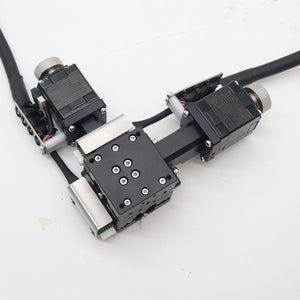 FEY10040 100x100mm/3.9x3.9&quot; XY Axis Sliding Table Sliding Stage Cross Roller Type Motorized Platform