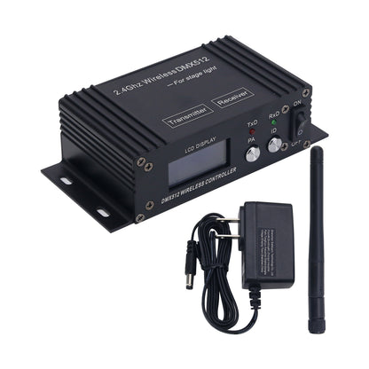 2.4GHz Wireless Transceiver DMX512 Controller Transmitter and Receiver in One for Stage Light Control