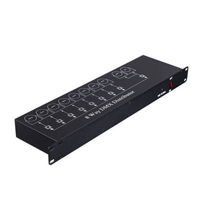 8-Channel DMX512 Signal Amplifier 30W LED High Performance DMX Splitter for Stage Light Control