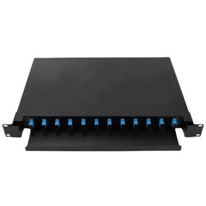 12-Port LC/FC/SC Fiber Optic Terminal Box Fiber Termination Box 1U Rack Optical Distribution Frame