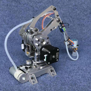 22A Full Metal 4-Axis Stepper Mechanical Arm Unassembled Kit with Sucker and Clamper High Performance Industrial Robot